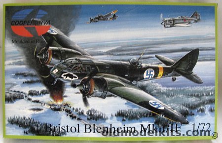 Cooperativa 1/72 Bristol Blenheim Mk.1/IF - Finnish Air Force, R72003 plastic model kit